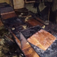 The interior of Studio Abazon after it caught fire on July 18.